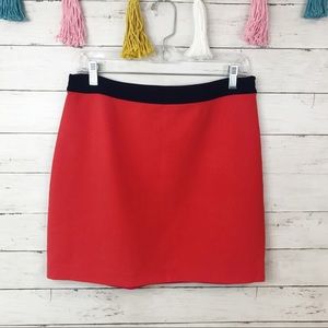 Diane von Furstenberg Sloan Colorblock Skirt 10